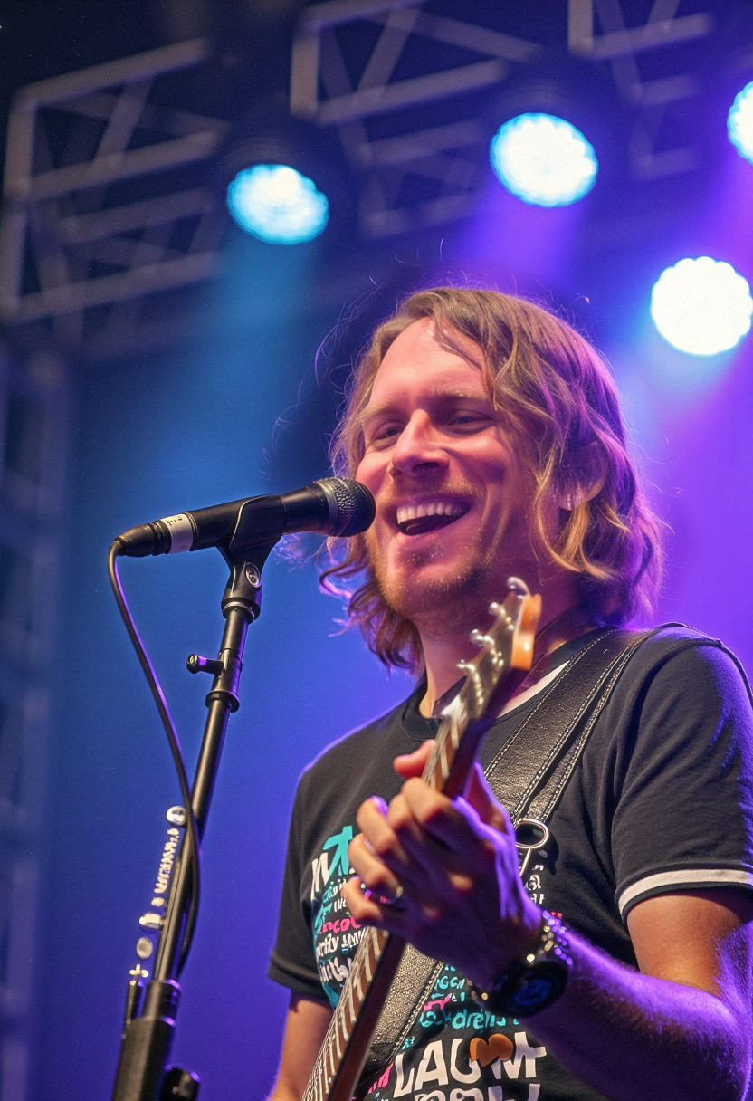 My secret to playing guitar? Six fingers on my left hand.